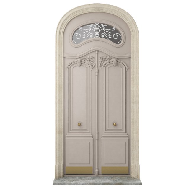 entrance classic door 26 Modelo 3D .c4d .max .obj .3ds .fbx .stl .blend 