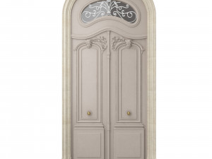 entrance classic door 26 3D-Modell