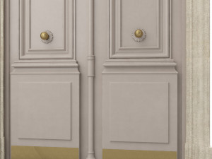 entrance classic door 26 Modelo 3D