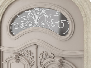 entrance classic door 26 Modelo 3D