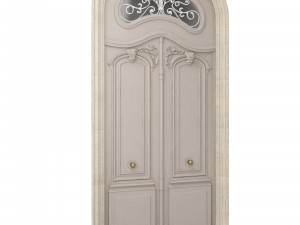 entrance classic door 26 Modelo 3D