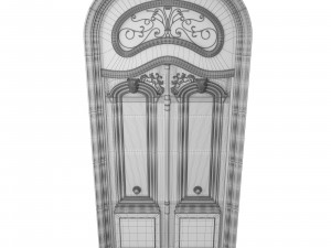 entrance classic door 26 Modelo 3D