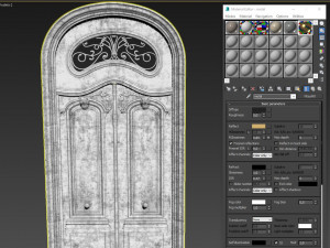 entrance classic door 26 Modelo 3D