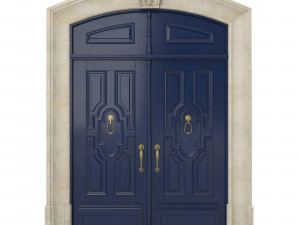 entrance classic door 27 Modelo 3D