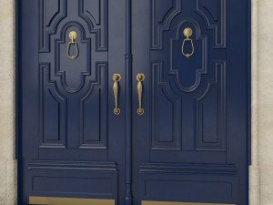 entrance classic door 27 Modelo 3D