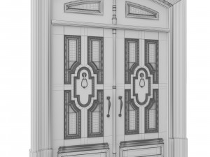 entrance classic door 27 Modelo 3D