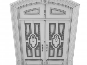 entrance classic door 27 Modelo 3D