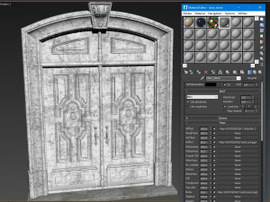 entrance classic door 27 Modelo 3D