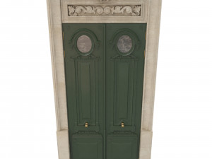 entrance classic door 28 Modelo 3D