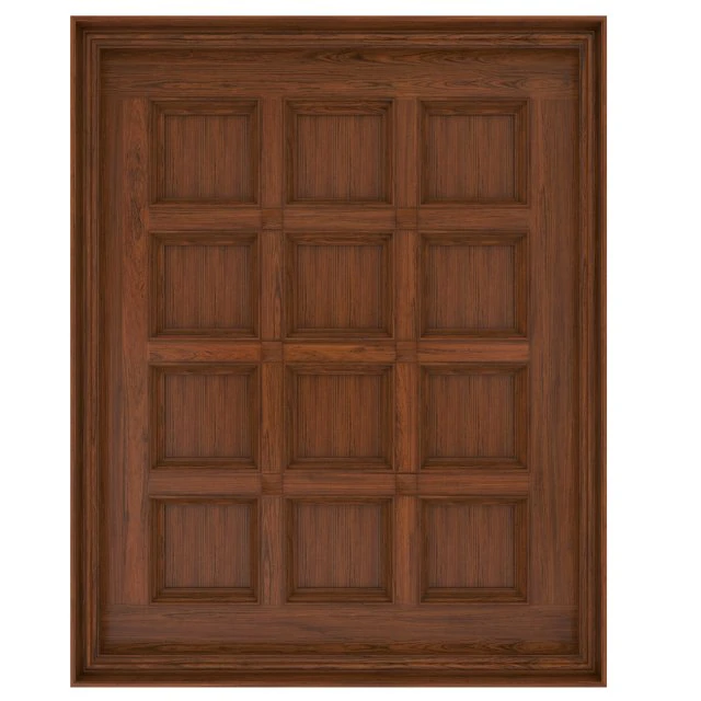 classic wooden ceiling with caissons 01 3D Model .c4d .max .obj .3ds .fbx .stl .blend 