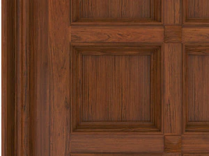 classic wooden ceiling with caissons 01 3D Model