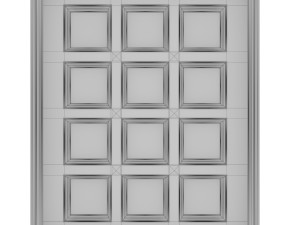 classic wooden ceiling with caissons 01 Modelo 3D