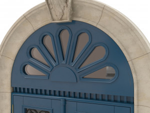 entrance classic door 29 3D Model