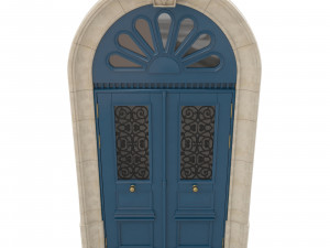 entrance classic door 29 3D Model