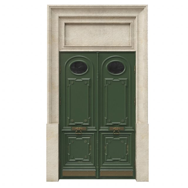 entrance classic door 55 3D-Modell .c4d .max .obj .3ds .fbx .stl .blend 