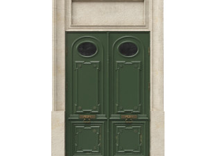 entrance classic door 55 3D Model