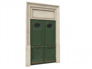 entrance classic door 55 3D Model