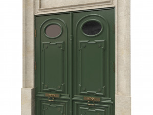 entrance classic door 55 3D-Modell