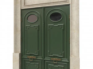 entrance classic door 55 3D Model