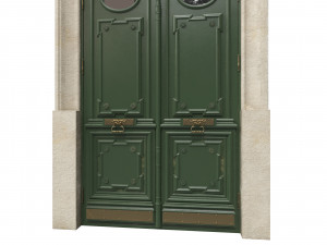 entrance classic door 55 3D-Modell