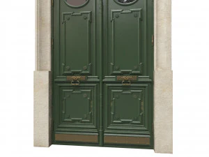 entrance classic door 55 3D Model