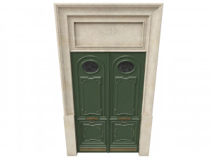 entrance classic door 55 3D-Modell