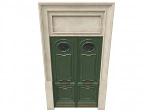 entrance classic door 55 3D Model