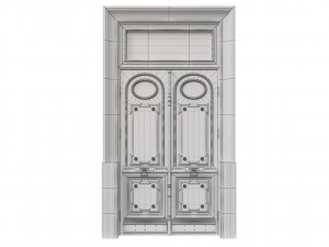 entrance classic door 55 3D-Modell