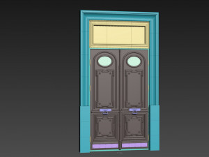 entrance classic door 55 3D-Modell