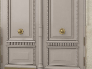 entrance classic door 30 3D 모델