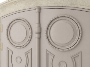 entrance classic door 30 3D 모델