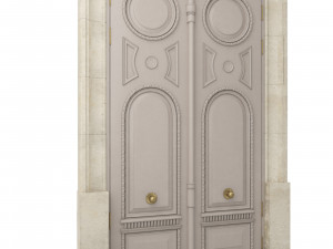entrance classic door 30 3D 모델