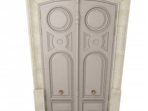 entrance classic door 30 3D 모델