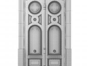entrance classic door 30 3D 모델