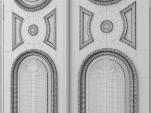 entrance classic door 30 3D 모델