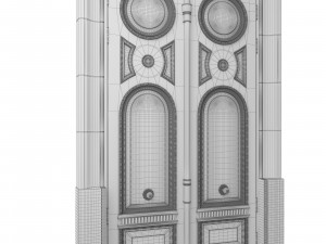 entrance classic door 30 3D 모델