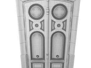 entrance classic door 30 3D 모델