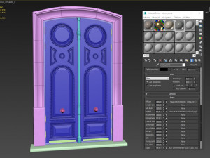 entrance classic door 30 3D 모델
