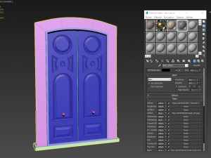 entrance classic door 30 3D 모델
