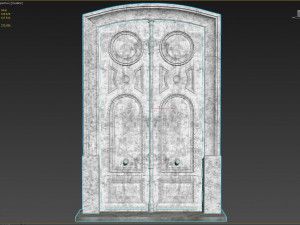 entrance classic door 30 3D 모델