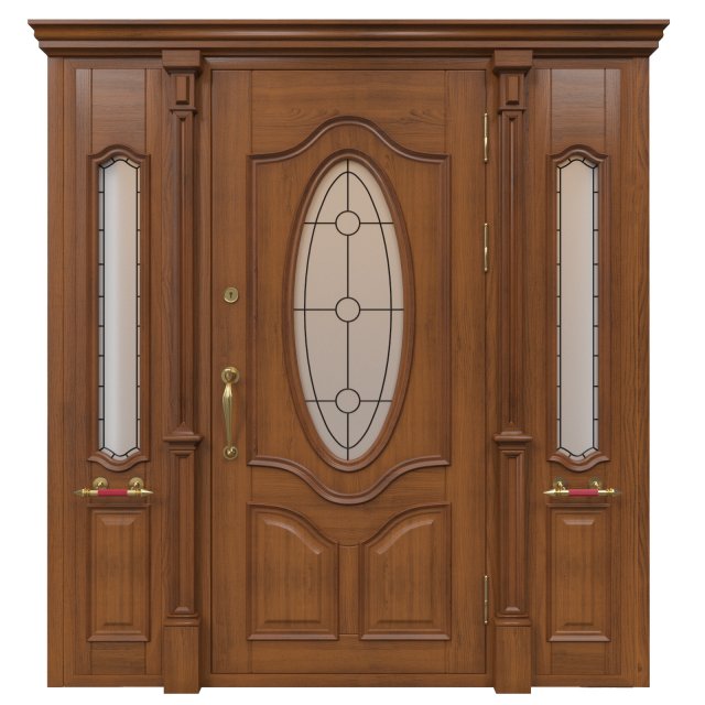 entrance classic door 31 Modelo 3D .c4d .max .obj .3ds .fbx .stl .blend 
