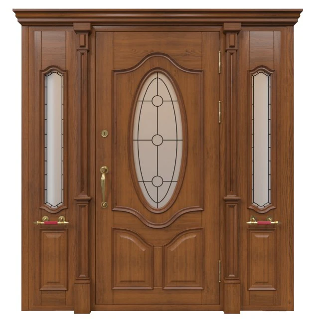 entrance classic door 31 3D Model .c4d .max .obj .3ds .fbx .stl .blend 
