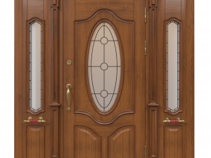 entrance classic door 31 3D मॉडल