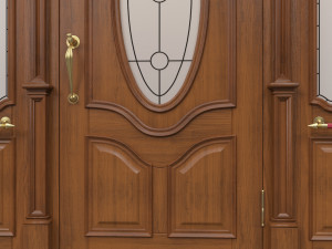 entrance classic door 31 Modelo 3D