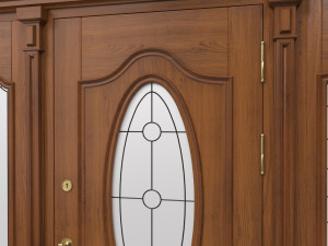 entrance classic door 31 Modelo 3D