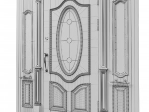 entrance classic door 31 Modelo 3D