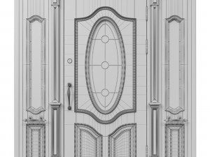 entrance classic door 31 Modelo 3D