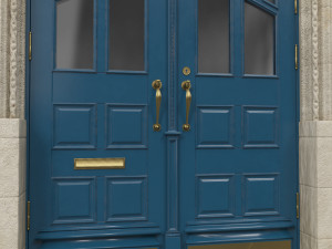 entrance classic door 32 3D 모델