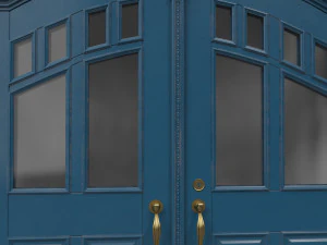 entrance classic door 32 3D Model