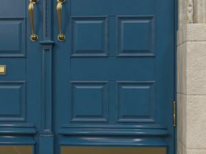 entrance classic door 32 3D 모델